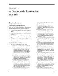 Chapter 10: A Democratic Revolution - Bedford/St. Martin's