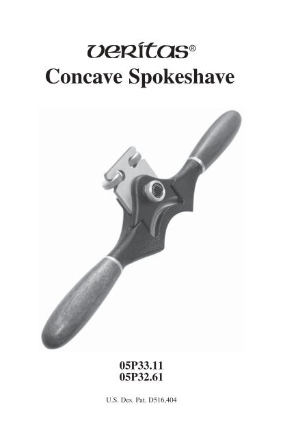 Concave Spokeshave Lee Valley Tools