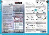 SAFETY SPECTACLES EYE ProTECTion ... - Hallmark Safety