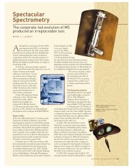 Spectacular Spectrometry - American Chemical Society Publications