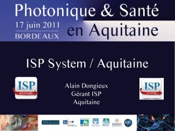 ISP Aquitaine - Un rendez-vous de la Route des Lasers