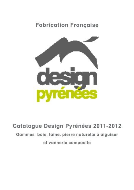 Le catalogue de la collection Design Pyrénées