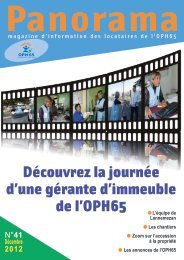 Découvrez la journée d'une gérante d'immeuble de l'OPH65