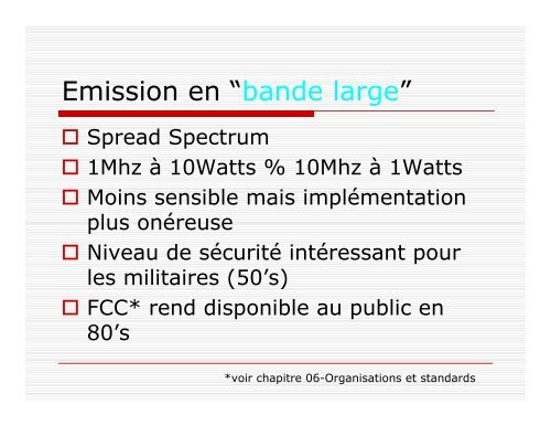 Techniques à étalement de spectre - IUT