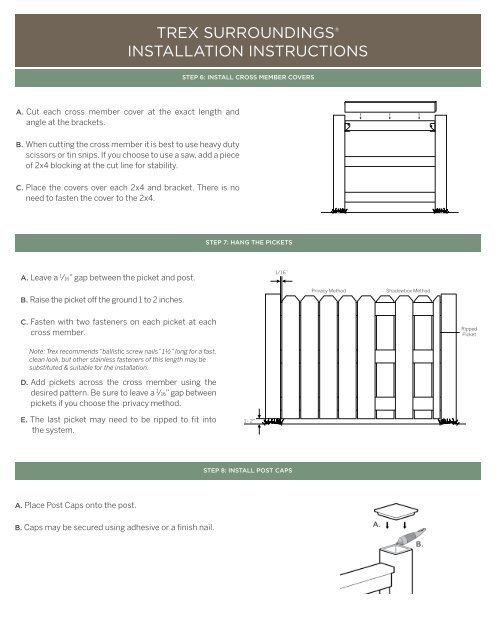 TREX® FENCING