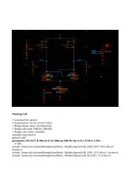 Working Cell // Generated for: spectre // Generated on: Oct 30 12 ...