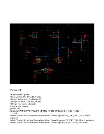 Working Cell // Generated for: spectre // Generated on: Oct 30 12 ...