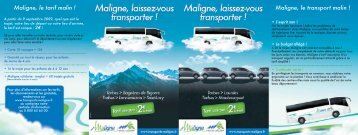 Maligne, le tarif malin ! Maligne, le transport malin ! - Transports ...