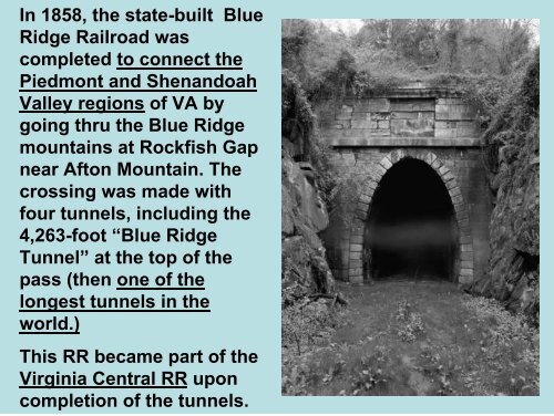 Railroad Building in Virginia (1827 to 1860) - Virginiahistoryseries.org