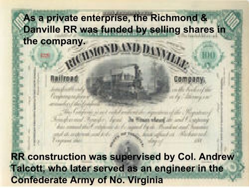 Railroad Building in Virginia (1827 to 1860) - Virginiahistoryseries.org