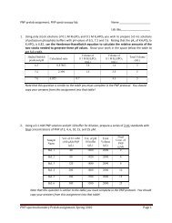 PNP spectrochemistry Prelab assignment, Spring 2010 Page 1 PNP ...
