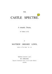CASTLE SPECTRE. - Victorian Plays Project