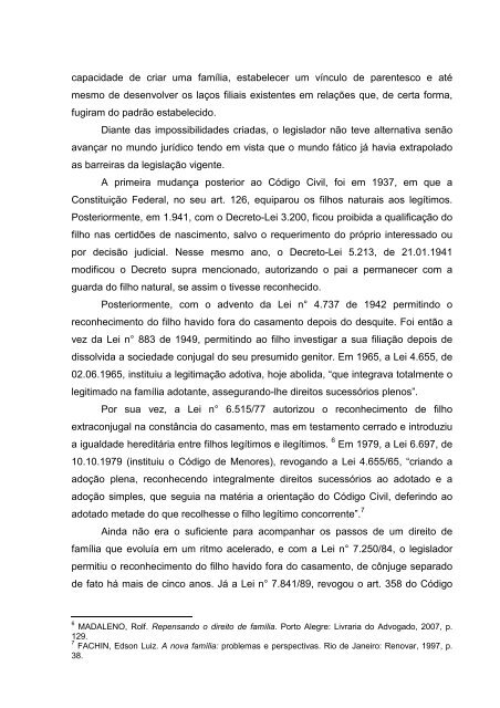 O ABANDONO AFETIVO E A RESPONSABILIDADE CIVIL ... - pucrs