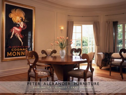 download brochure (4.7MB) - Peter Alexander Furniture