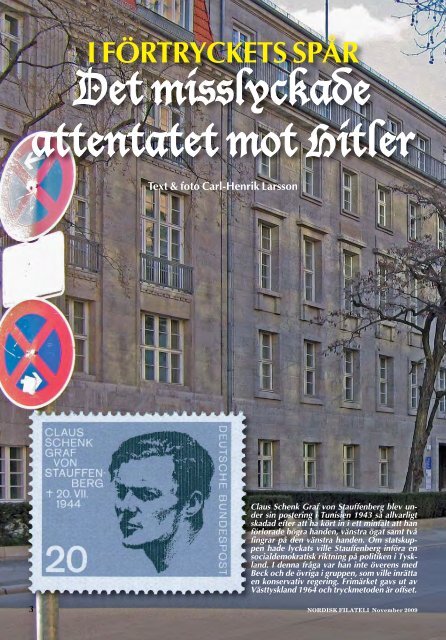 Det misslyckade attentatet mot Hitler - Nordisk Filateli