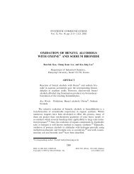 oxidation of benzyl alcohols with oxone and sodium bromide