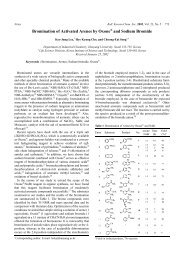 Bromination of Activated Arenes by Oxone® and Sodium Bromide