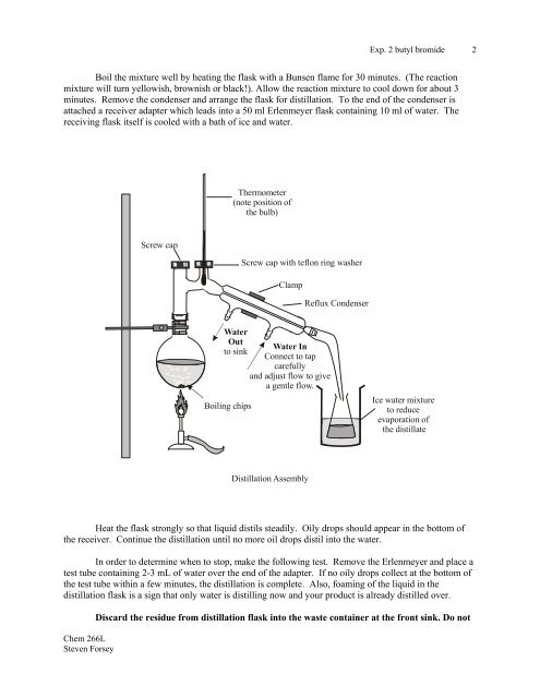 Experiment 2 Preparation of N-Butyl Bromide (1 ... - PCC