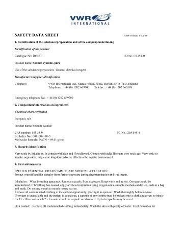 sodium cyanide.pdf - School of Civil Engineering