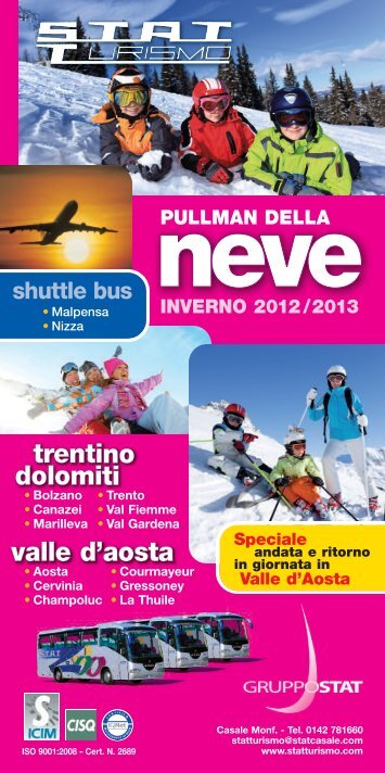 Autolinee per La Neve - Stat Turismo