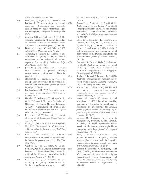 Proceedings of the International Cyanide Detection Testing Workshop