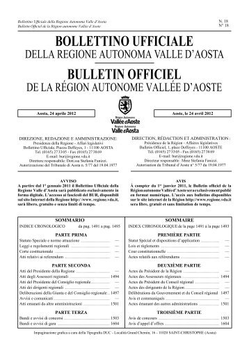 1089Kb - Regione Autonoma Valle d'Aosta