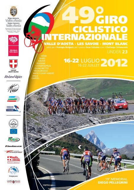 depliant 2012 - Giro Ciclistico Internazionale della Valle d'Aosta