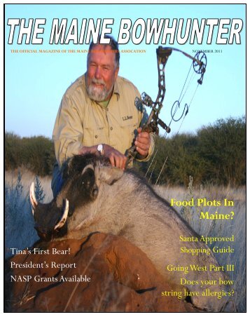 November 2011 - Maine BowHunters Association