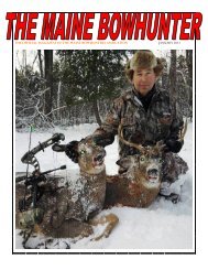 January 2012 - Maine BowHunters Association