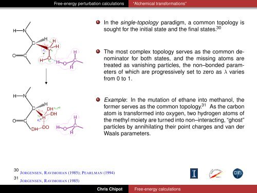 Free-energy calculations - Theoretical Biophysics Group