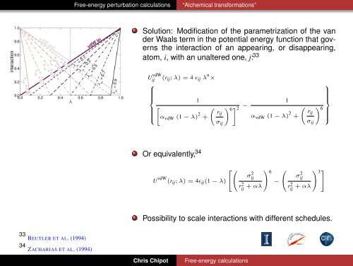 Free-energy calculations - Theoretical Biophysics Group