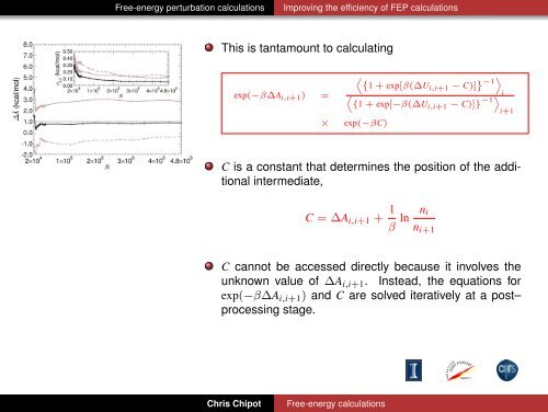 Free-energy calculations - Theoretical Biophysics Group