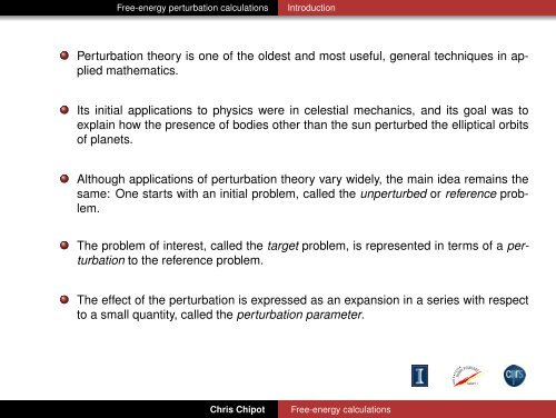 Free-energy calculations - Theoretical Biophysics Group