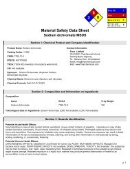 MSDS - Finar Chemicals Limited