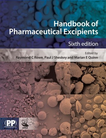 Handbook of Pharmaceutical Excipients