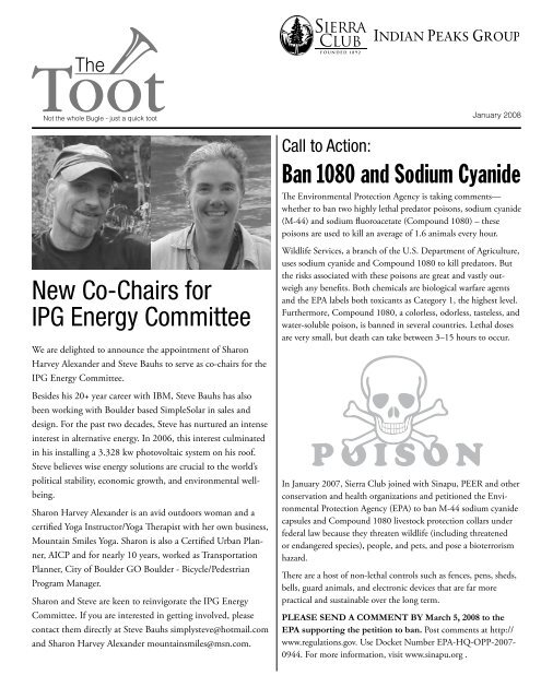 New Co-Chairs for IPG Energy Committee Ban 1080 and Sodium ...