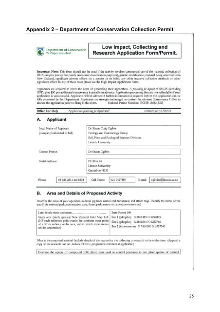 Sodium Fluoroacetate (compound 1080) - Lincoln University ...