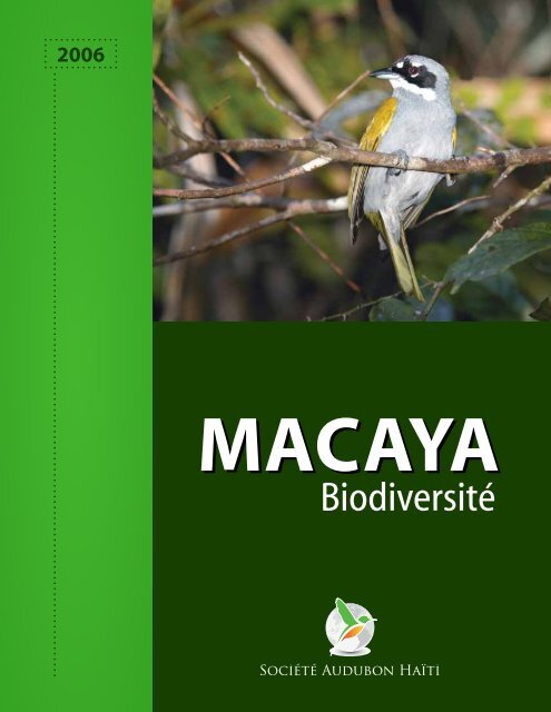 Biodiversité - Société Audubon Haiti