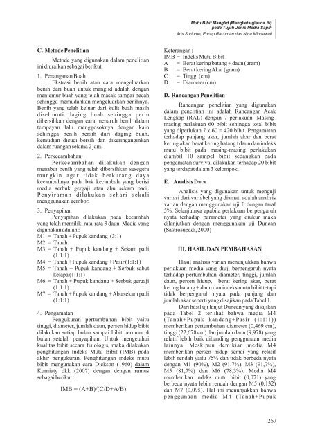 jurnal PHT Vol_7_No5_2010... - Pusat Litbang Hutan Tanaman