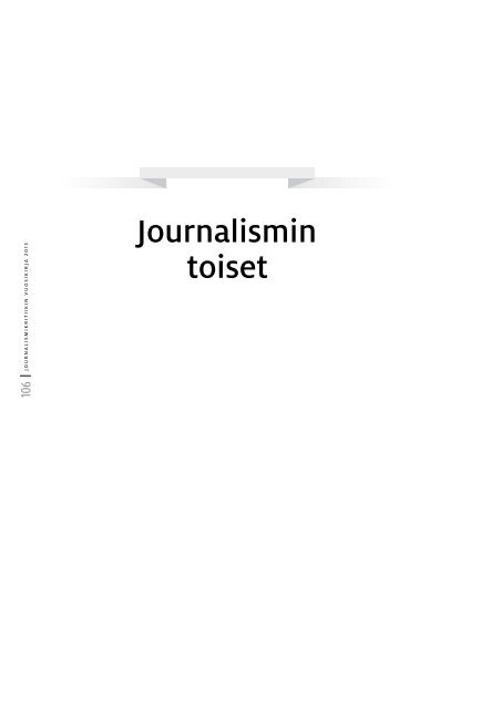 Journalismi kritiikin vuosikirja