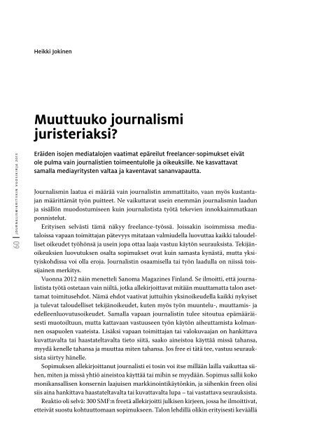 Journalismi kritiikin vuosikirja