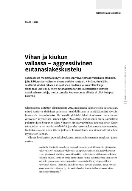 Journalismi kritiikin vuosikirja