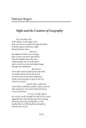 Pattiann Rogers Night and the Creation of Geography