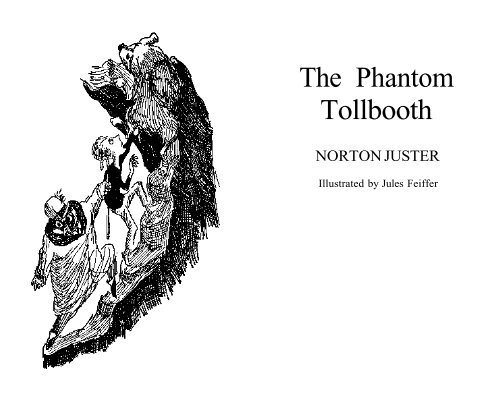 illustrations from the phantom toll booth