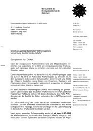 Informationen für Sportschützen - Sportschützen Rheine e. V.
