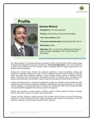 Profile Suhaan Mukerji - Lex Mundi