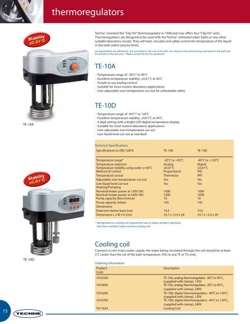 Techne Industrial & Calibration Catalog