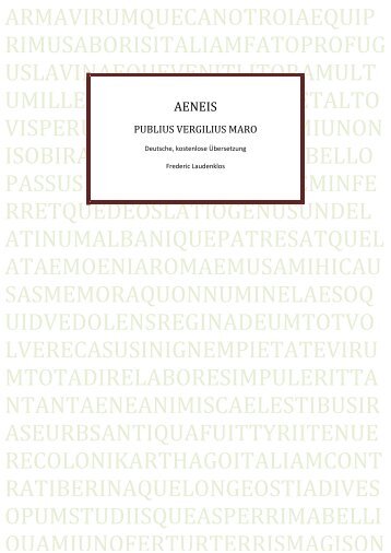 AENEIS BUCH 1 - Nimaatre