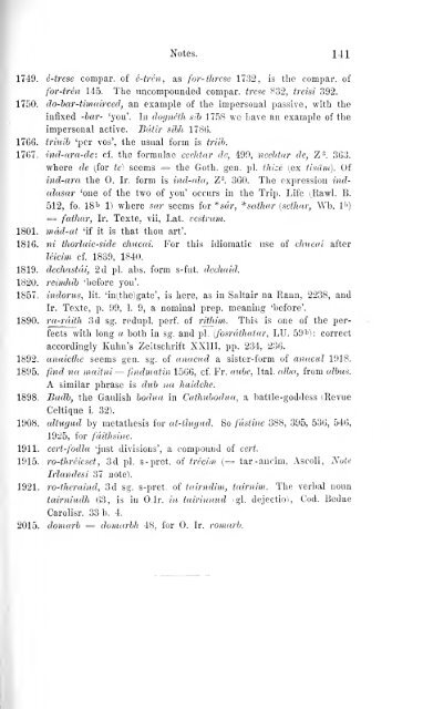 Irische Texte : mit ersetzungen und Wterbuch