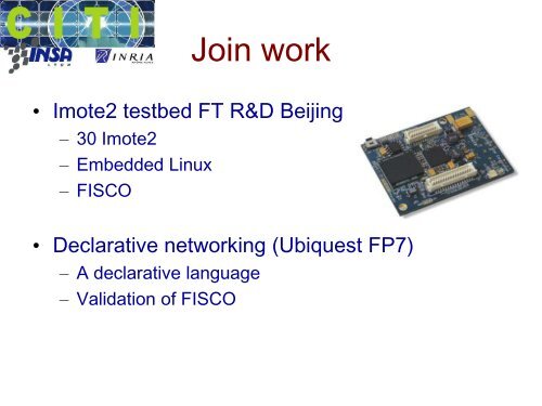 Research work on WSNs of Jia-liang LU - Wireless and Sensor ...